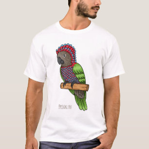 Papageienvogel-Cartoon-Abbildung T-Shirt