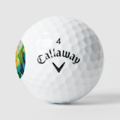 Papageienvogel Golfball (Logo)