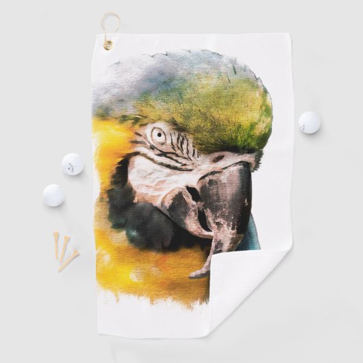 Papageienvogel Golfhandtuch (Insitu)