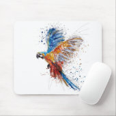 Papageienvögel Mousepad (Mit Mouse)
