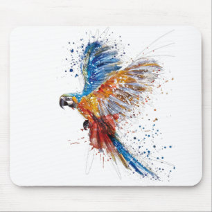 Papageienvögel Mousepad