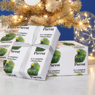 Papageienvogel Schwätzer Lustiger Geburtstag Geschenkpapier
