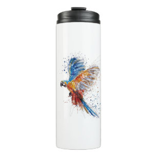 Papageienvögel Thermosbecher