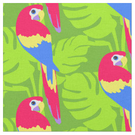 Papageienvogelkunst mit lila Stoff