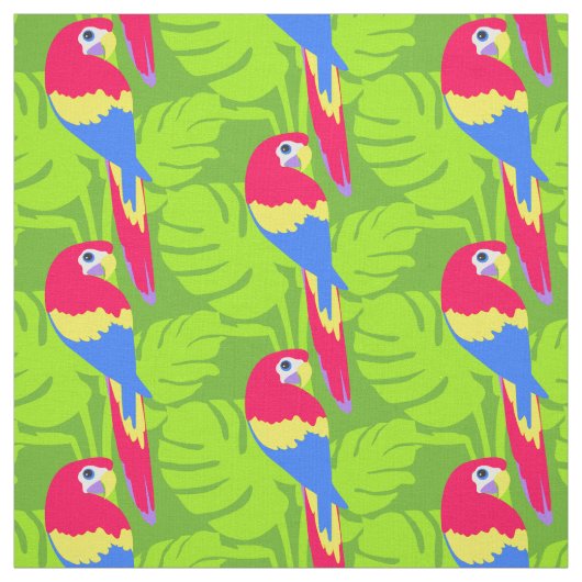 Papageienvogelkunst mit lila Stoff (Muster)