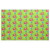 Papageienvogelkunst mit lila Stoff (Fat Quarter (45,7 x 55,9 cm))