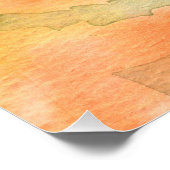 Papageienwasserfarbe Poster (Ecke)