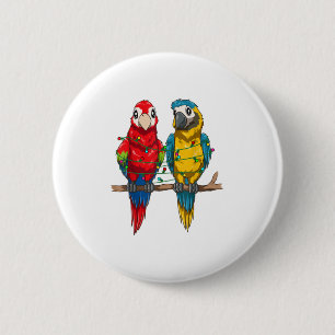 Papageienweihe Button