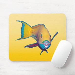 Papageifisch - Abstrakte Gestaltung - Aus einem Fo Mousepad