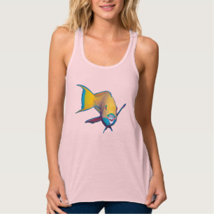 Papageifisch - Abstrakte Gestaltung - Aus einem Fo Tank Top