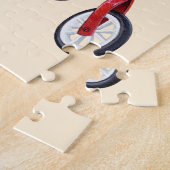 PapageiMacaw auf Dreiradfahrrad Puzzle (Seite)