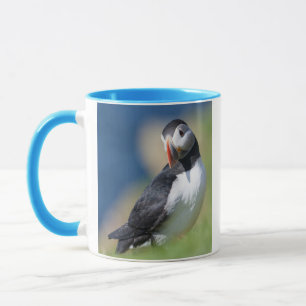 Papageitaucher (Fratercula Arctica) auf Klippe 2 Tasse