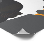 Papageitaucher Poster (Ecke)