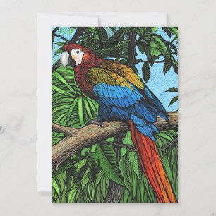 Papagekarte Ankündigung