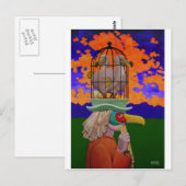 Papageno oder der Vogelfänger Postkarte (Vorne/Hinten)