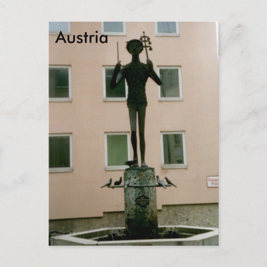 Papageno oper The Magic Flute, Salzburg, Österreic Postkarte (Vorderseite)