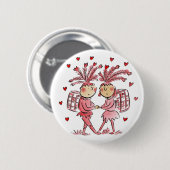 Papageno und Papagena Button (Vorne & Hinten)