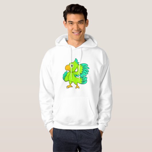 Papagerot Hoodie (Vorne ganz)
