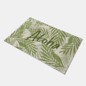 Papakolea Sandy Beach Palms Fußmatte (Schrägansicht)