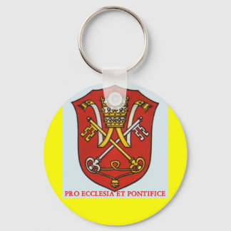 PAPAL KEKETTE TRADITIONELLES ROMAN CATHOLIC POPE SCHLÜSSELANHÄNGER
