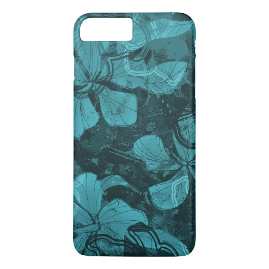 Papaloa Hibiskus Hawaiian Lava Rock Malerei Case-Mate iPhone Hülle (Rückseite)