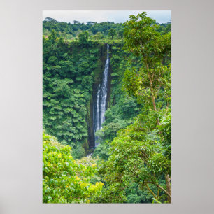 Papapapaitai Wasserfall im Dschungel Poster