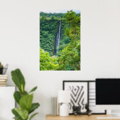 Papapapaitai Wasserfall im Dschungel Poster (Heimbüro)