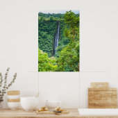 Papapapaitai Wasserfall im Dschungel Poster (Küche)