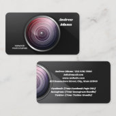 Paparazzi Fotograf Visitenkarte (Vorne/Hinten)