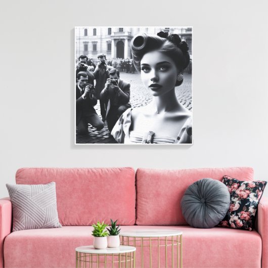 Paparazzi Leinwanddruck (Insitu (Wohnzimmer))