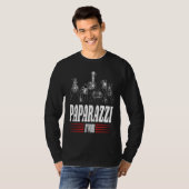 Paparazzi Work Cheerful Photography Illustration T-Shirt (Vorne ganz)