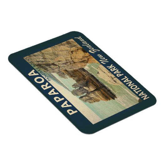 Paparoa Nationalpark Neuseeland Vintag Magnet (Rechte Seite)