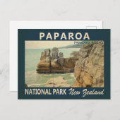 Paparoa Nationalpark Neuseeland Vintag Postkarte (Vorne/Hinten)
