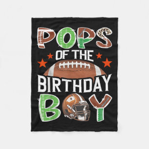 Papas des Geburtstagsjungen Spieltags Football Fan Fleecedecke