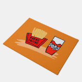 Papas fritas fußmatte (Schrägansicht)