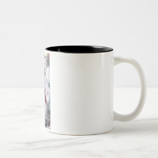 Papas Gedenktasse Zweifarbige Tasse