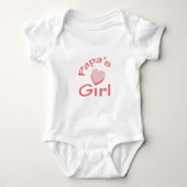PAPAS GIRL BABY STRAMPLER (Vorderseite)