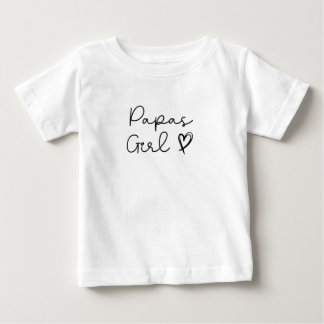 Papas Girl Baby T-shirt