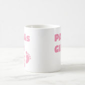 Papas Girl - Footprints Kaffeetasse (Mittel)