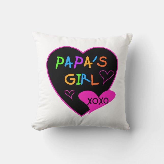 Papa's Girl T-Shirts, Hats, Tasse, Buttons, Kleidu Kissen (Vorderseite)