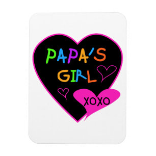 Papa's Girl T-Shirts, Hats, Tasse, Buttons, Kleidu Magnet