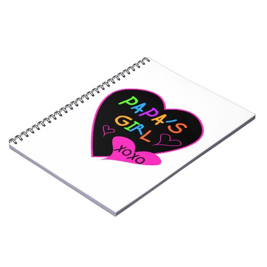 Papa's Girl T-Shirts, Hats, Tasse, Buttons, Kleidu Notizblock (Linke Seite)