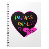 Papa's Girl T-Shirts, Hats, Tasse, Buttons, Kleidu Notizblock (Vorderseite)