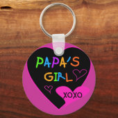 Papa's Girl T-Shirts, Hats, Tasse, Buttons, Kleidu Schlüsselanhänger (Vorderseite)