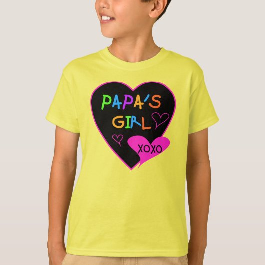 Papa's Girl T-Shirts, Hats, Tasse, Buttons, Kleidu T-Shirt (Vorderseite)