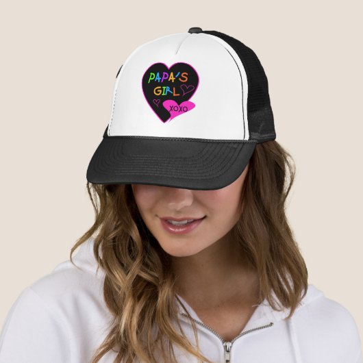 Papa's Girl T-Shirts, Hats, Tasse, Buttons, Kleidu Truckerkappe (Beispiel)
