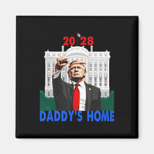 Papas Heimkehr 2028 Trump 2028 Magnet
