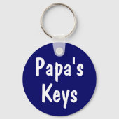 Papa's Keys Schlüsselanhänger (Vorderseite)