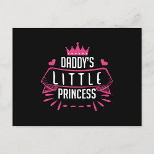 Papas kleine Prinzessin Postkarte