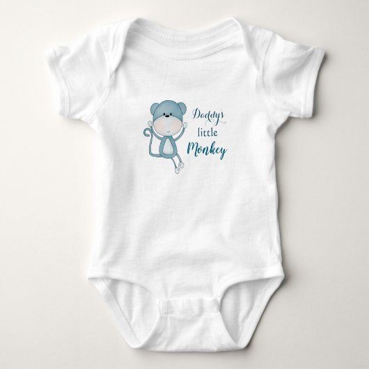 Papa's Kleiner Affe Baby Strampler (Vorderseite)